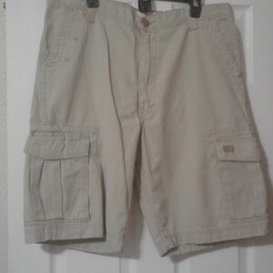 Men's cargo shorts.